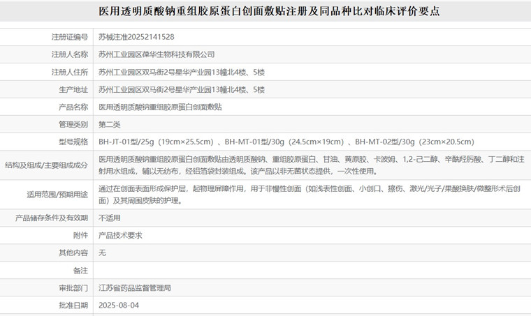 医用透明质酸钠重组胶原蛋白创面敷贴注册.jpg 医用透明质酸钠重组胶原蛋白创面敷贴注册.jpg