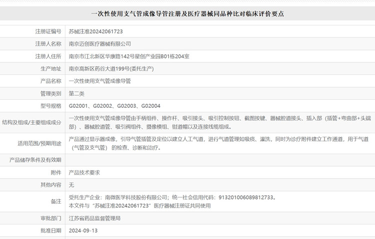 一次性使用支气管成像导管注册.jpg 一次性使用支气管成像导管注册.jpg